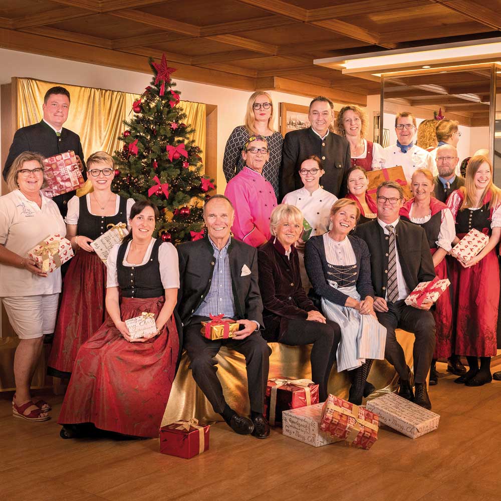 Weihnachtsbild vom Treschers Team